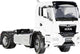Wiking 077652 man tgs 18.510 4x4 bl tracteur à 2 essieux, modèle camion, 1:32, métal plastique, à partir de 14 ans, nombreuses fonctions, incl. régulation de pression des pneus, calandre rotative, blanche