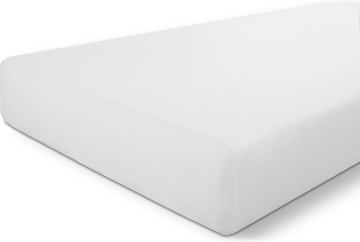 Byrklund drap-housse lit basics coton - 160x200 - 100% coton - blanc