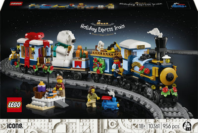 Lego icônes train de Noël festif décoration de Noël - 10361
