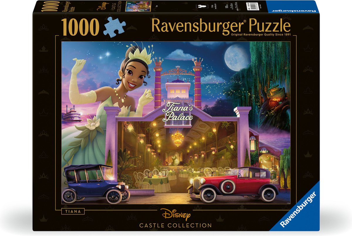 Ravensburger Puzzle Puzzle Disney Castles Tiana, 1000st.