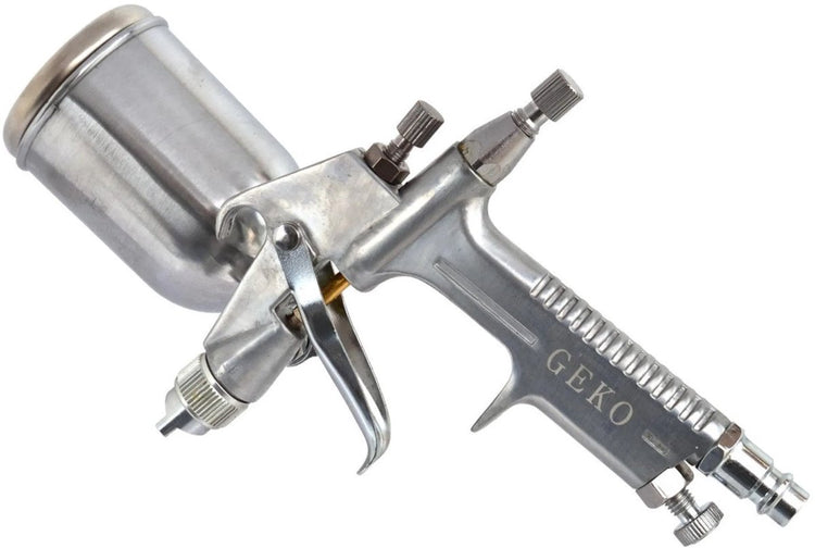 Mini pistolet Geko - technologie HVLP - 200 ml - buse 0,5 mm - contrôle de l'air et de la peinture réglable