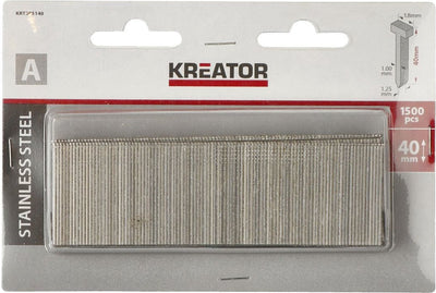 Clous Kreator krt305140 – type a – 40 mm – 1500 pièces