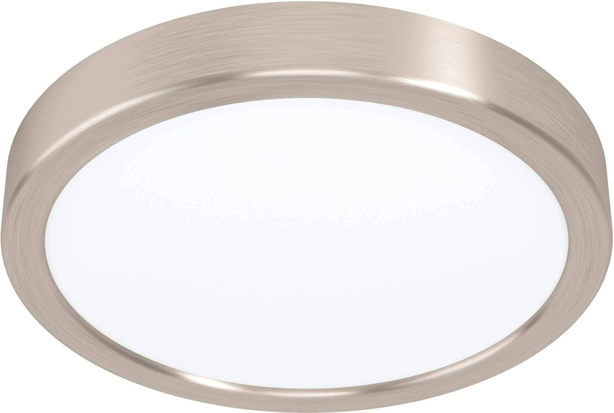 Lampe en saillie Eglo fueva 5 - LED - ø 21 cm - gris - dimmable