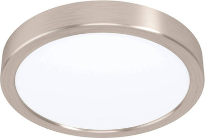 Lampe en saillie Eglo fueva 5 - LED - ø 21 cm - gris - dimmable