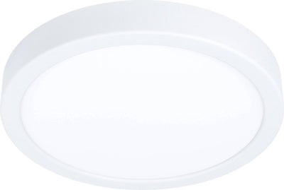 Lampe en saillie Eglo fueva 5 - LED - ø 21 cm - blanc - détecteur de mouvement