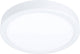 Lampe en saillie Eglo fueva 5 - LED - ø 21 cm - blanc - détecteur de mouvement
