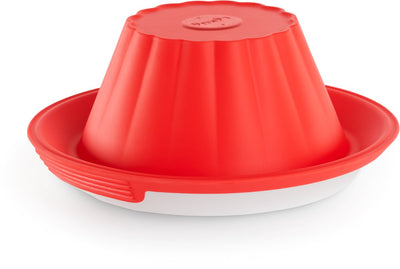 Moule à pudding Lékué avec plaque en céramique - rouge