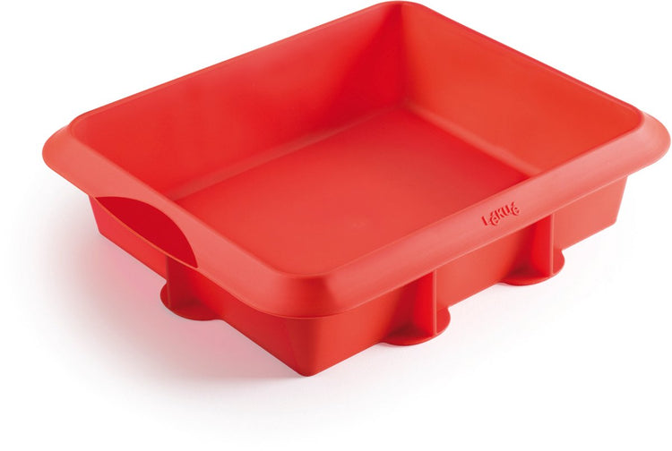 Moule à lasagnes Lékué - silicone - rouge