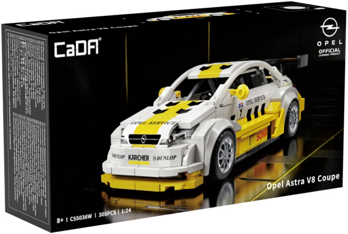 Cada opel astra v8 coupé 1:24 - c55036w - - taille unique