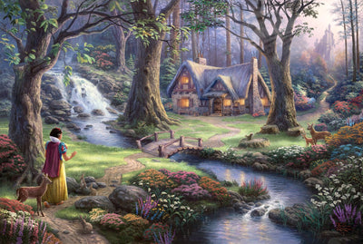 Schmidt Blanche-Neige découvre le chalet - puzzle (1000)