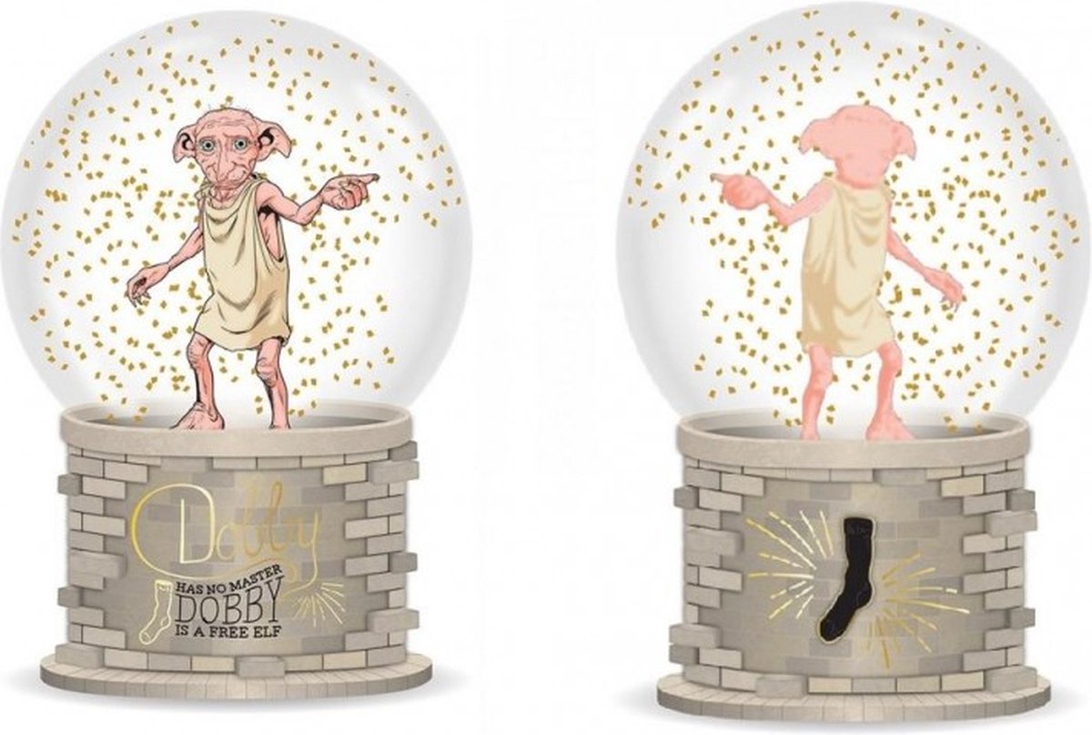 Harry Potter demi-lune baie - dobby - boule à neige