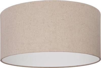 Plafonnier Eglo feniglia - e27 - ø 47,5 cm - beige - lin