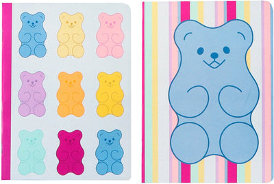 Carnets Kangaro - b'log sweet candy - format A5 - avec trait - 2 pièces - au parfum fraise - an-122664-a