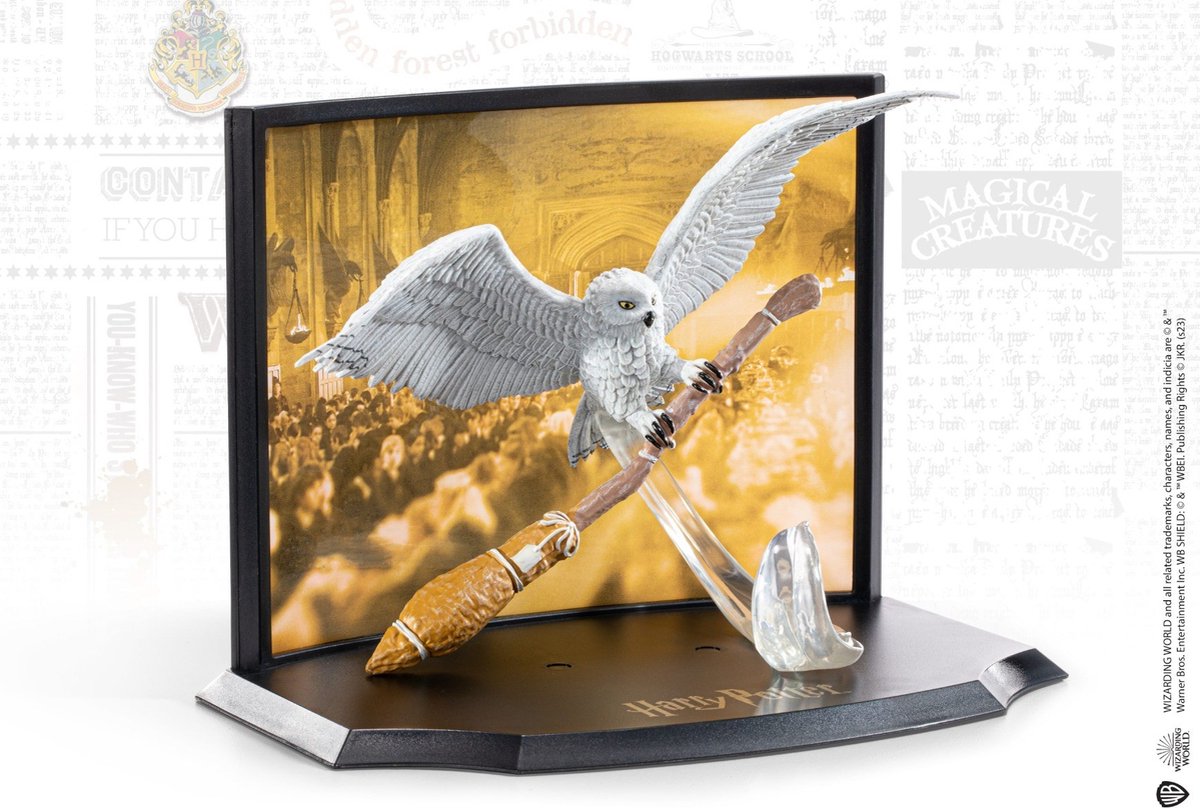 Noble collection Harry Potter - trésors à collectionner - figurine Hedwige