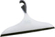 Wenko Essuie-glace de douche Loano xxl en plastique blanc et noir 34 cm de large - essuie-glace - extracteur de douche extra large avec crochet de suspension