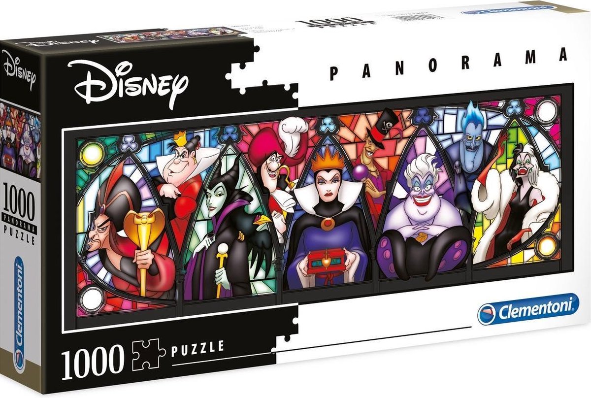 Clementoni Jigsaw Puzzle Panorama Schurken, 1000st.