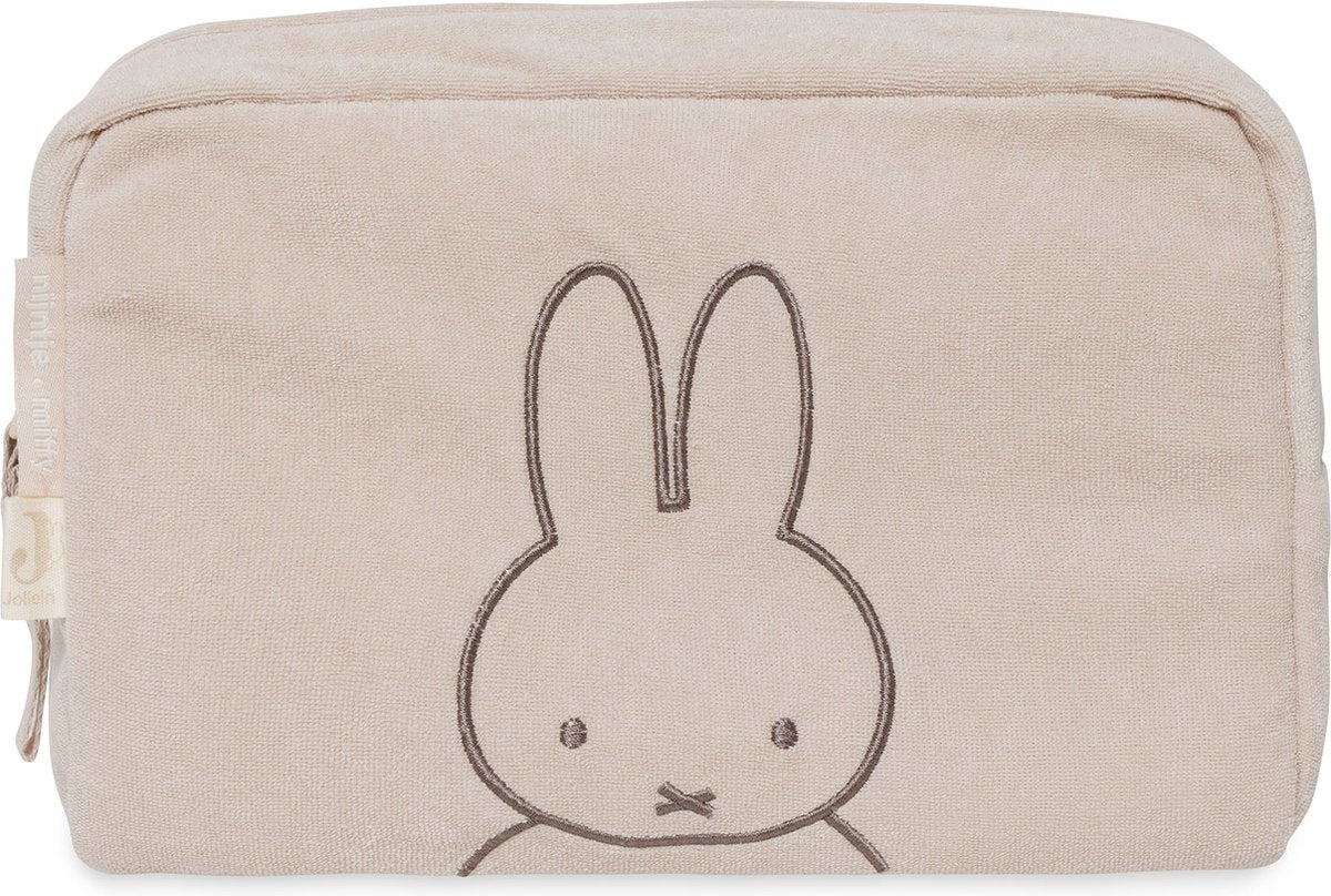 Jollein x Miffy trousse éponge miffy - nougat
