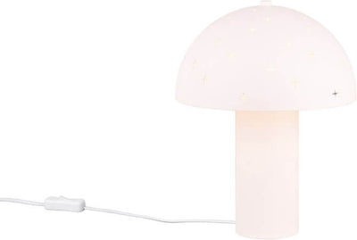 Rl live your light reality seta - lampe de table - blanc mat - excl. 1x e14 28w - interrupteur à cordon