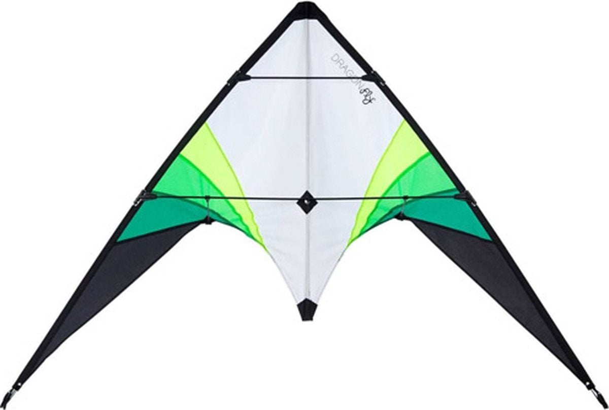 Cerf-volant acrobatique libellule - deltaplane - 140 x 60 cm - tige en fibre de verre