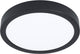 Lampe en saillie Eglo fueva 5 - LED - ø 21 cm - noir et blanc - détecteur de mouvement