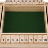 Fermez la boîte Houten Dice Game, 4 joueurs