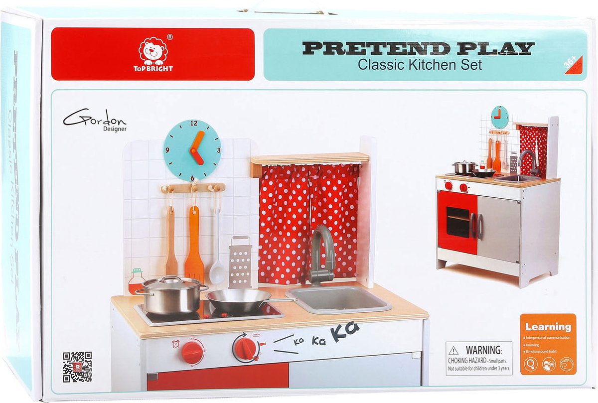 Topbright Wooden Kitchen Playing Set