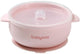 Bol en silicone Babyono baby ono rose avec couvercle à ventouse