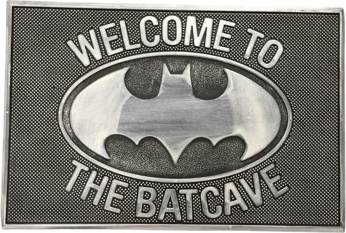 Batman enter the batcave paillasson unisexe - gris noir - standard
