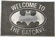 Batman enter the batcave paillasson unisexe - gris noir - standard