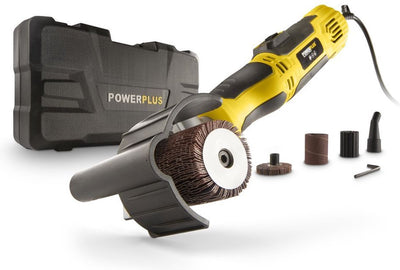 Rouleau de ponçage électrique Powerplus powx04950 - ponceuse 310w - largeur de ponçage 60mm - 3000min-1 - avec mallette de rangement - avec 4 accessoires.