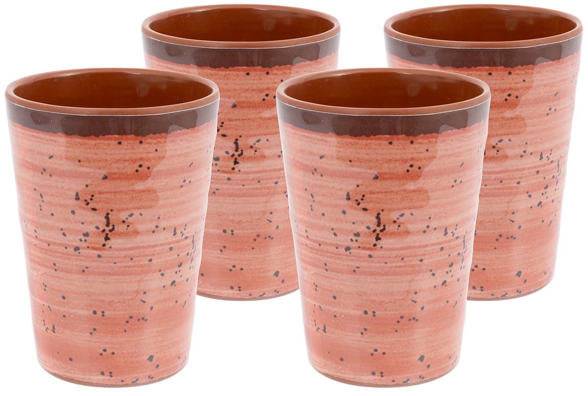 Tasse Bo-camp - halo - 4 pièces - mélamine - argile