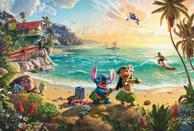 Puzzle Schmidt Disney Lilo Stitch dessin animé écologique 200 pièces.