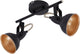 Briloner soft - spot de plafond - spot rétro en saillie - noir-or - 2x luminaire E14 - inclinable - métal - 30,4 cm