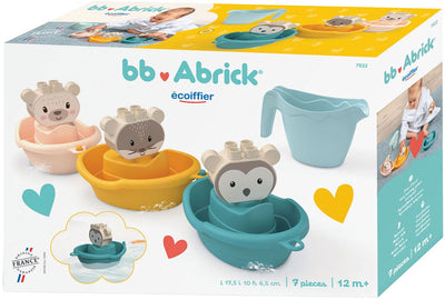 Abrick Bath Boats Animaux avec arrosage peut, 7dlg.