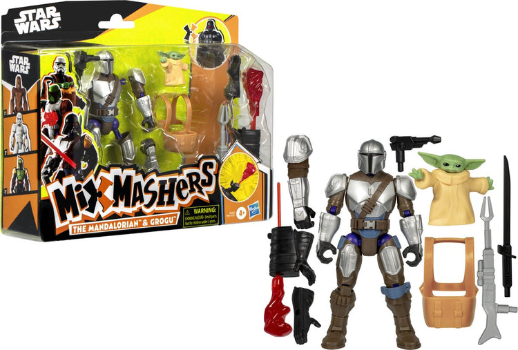 Mixmashers Star Wars Figure Deluxe Mando et Grogu