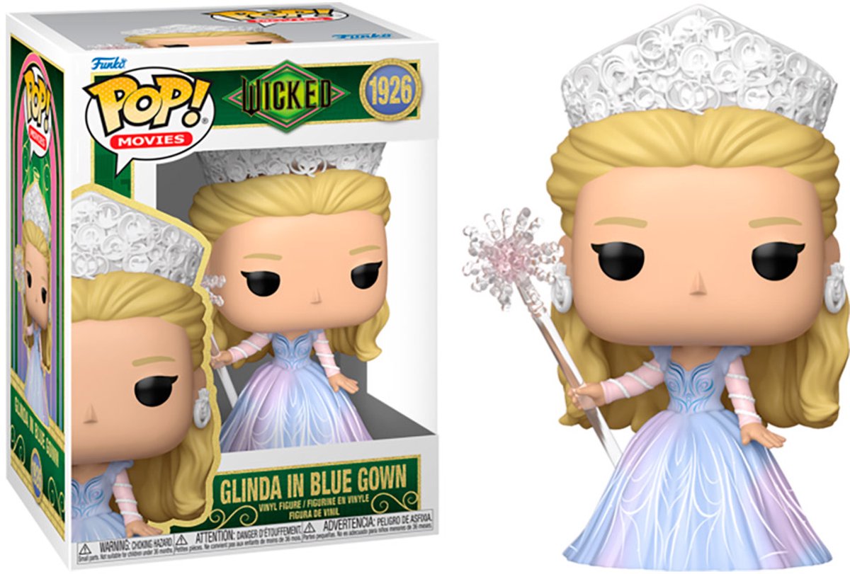 Funko méchante Glinda en robe bleue figurine en vinyle 1926 pop unisexe ! - neutre - standard