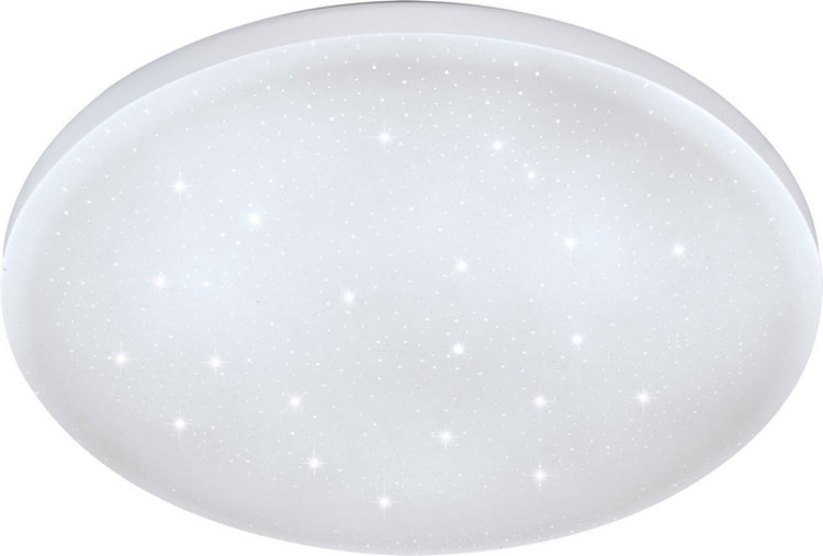 Plafonnier Eglo frania-s - LED - ø 22 cm - blanc - scintillant