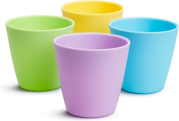 Gobelets multicolores Munchkin pour enfants - lavables au lave-vaisselle - par 4 pièces - 237 ml - vaisselle pour enfants