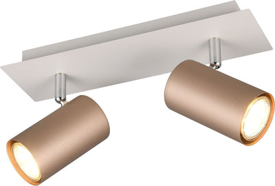 Trio marley - spot - moka - excl. 2x gu10 4,9 w -