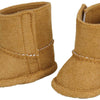 Bottes de poupée Heless en daim, 30-34 cm