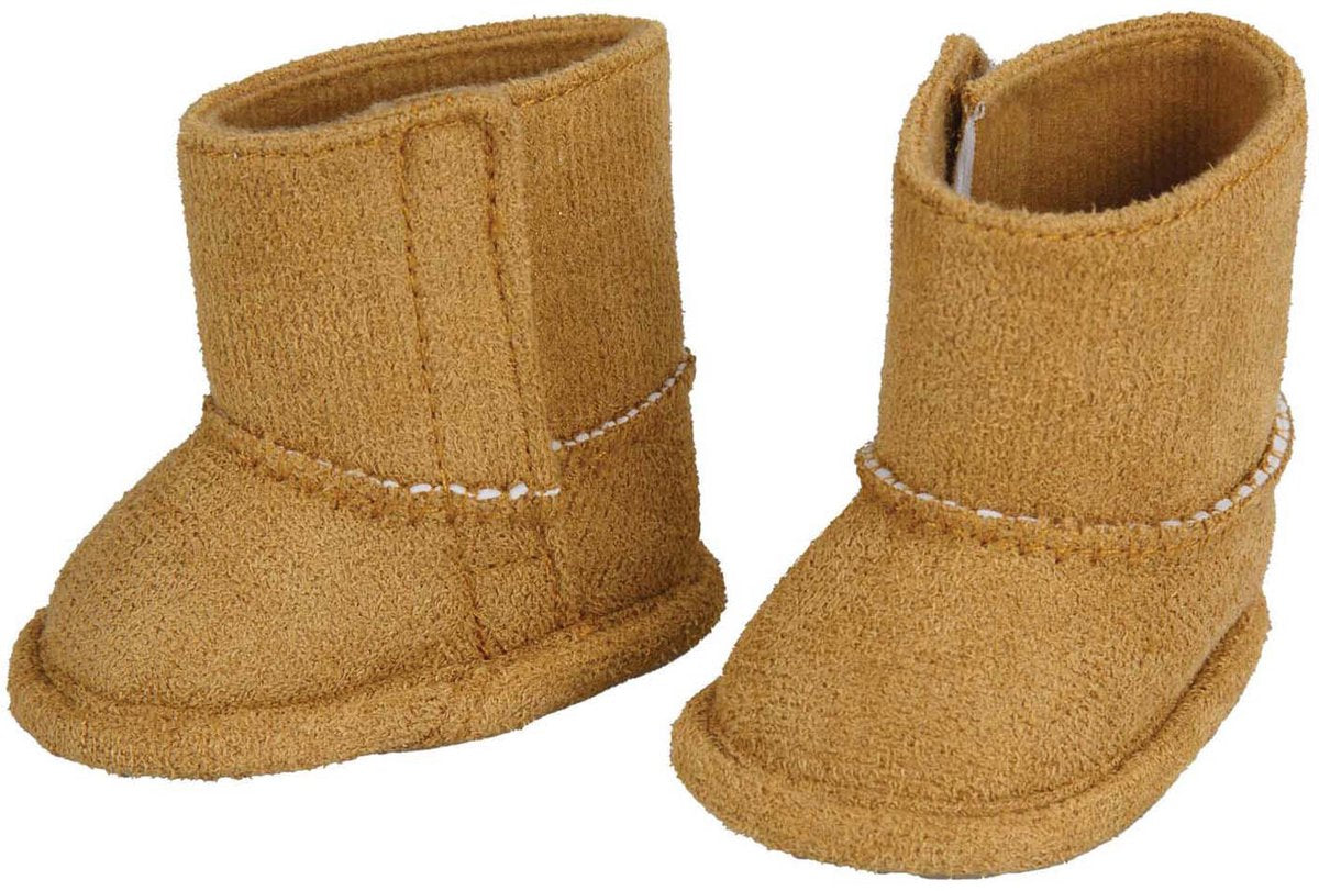Bottes de poupée Heless en daim, 30-34 cm