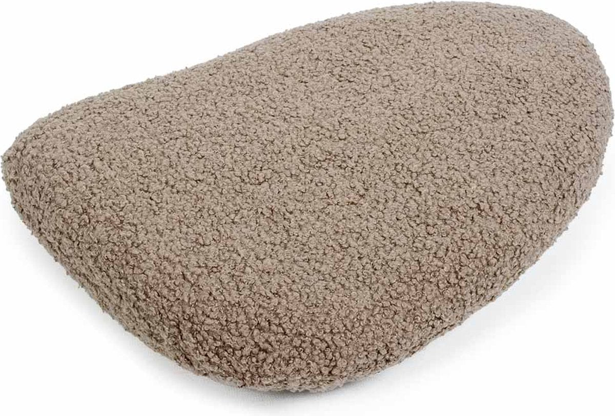 D d home galet - coussin pour chien 39x26x7,5cm taupe