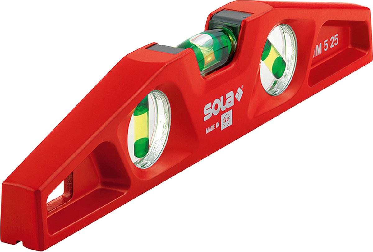 Sola 01331401 niveau à bulle | 25 cm | coulé avec un plan en V
