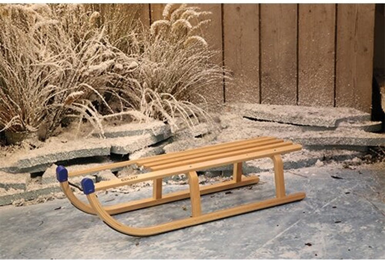 Outils linguistiques - traîneau à neige - traîneau en bois - traîneau à neige - 100 cm - confort - haute qualité