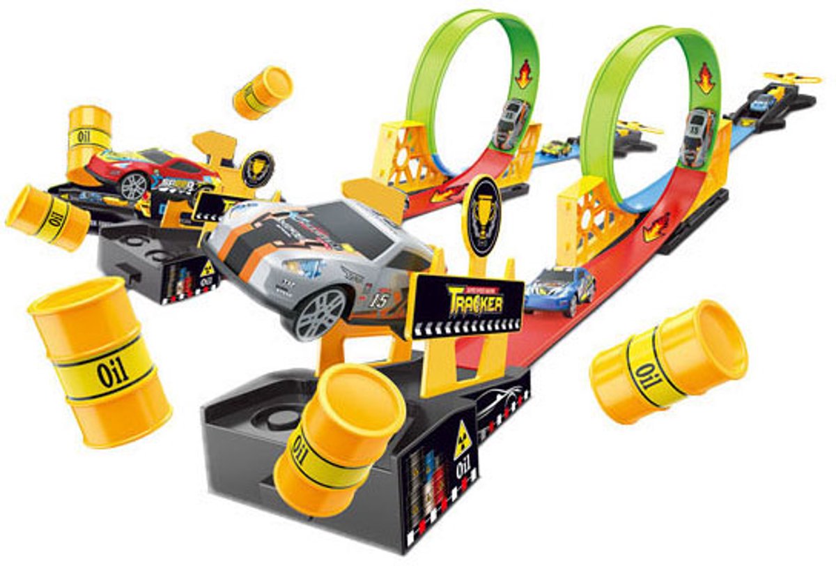 Duel Launch Set Loopings Racing Track