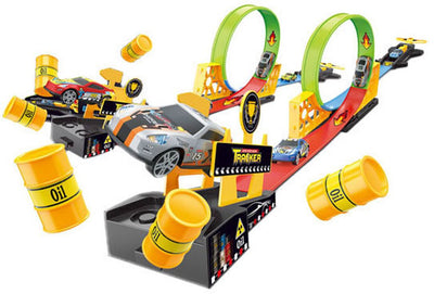 Duel Launch Set Loopings Racing Track
