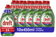 Liquide vaisselle liquide extra hygiénique Dreft quickwash - 10 x 450 ml