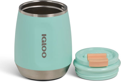 Igloo - flip 'n' sip - tasse à vin - vert - 0,295 l - bouteille thermos