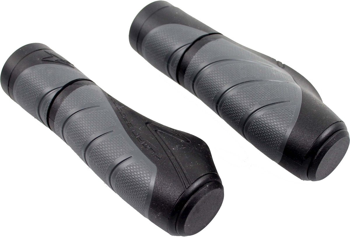 Simson Handgrips Ergonomics noir-anthracite - Forme ergonomique de la palette, répartition optimale de la pression, soutien supplémentaire, convient aux vélos sans boîte de vitesses #Simson #handgrips #Ergonomics #noir-anthracite