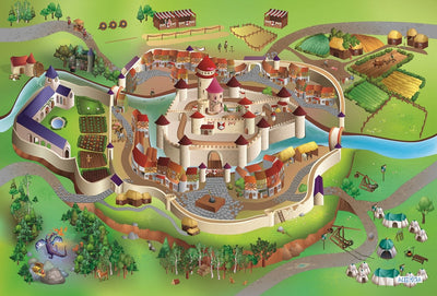 Achoka Play Robe Castle Moyen Âge, 100x150 cm